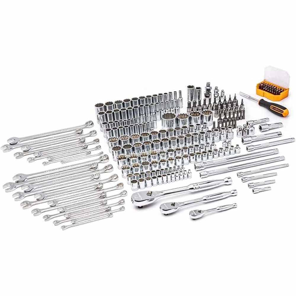 GearWrench 80966 243 Pc. 6 Point Mechanics Tool Set in 3 Drawer Storage Box - 3