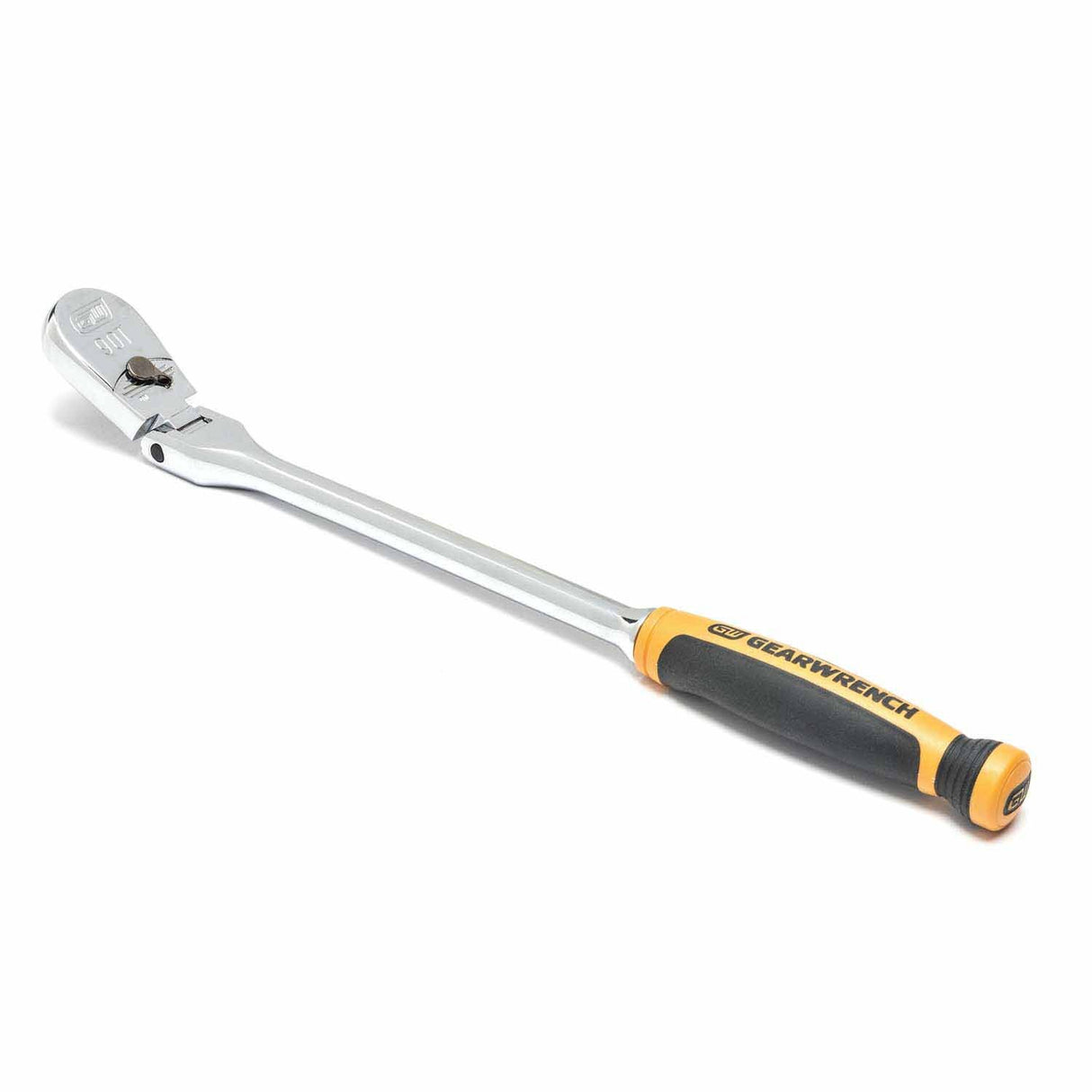 Gearwrench 81210T 3/8" Drive 90-Tooth Dual Material Flex Head Teardrop Ratchet - 2