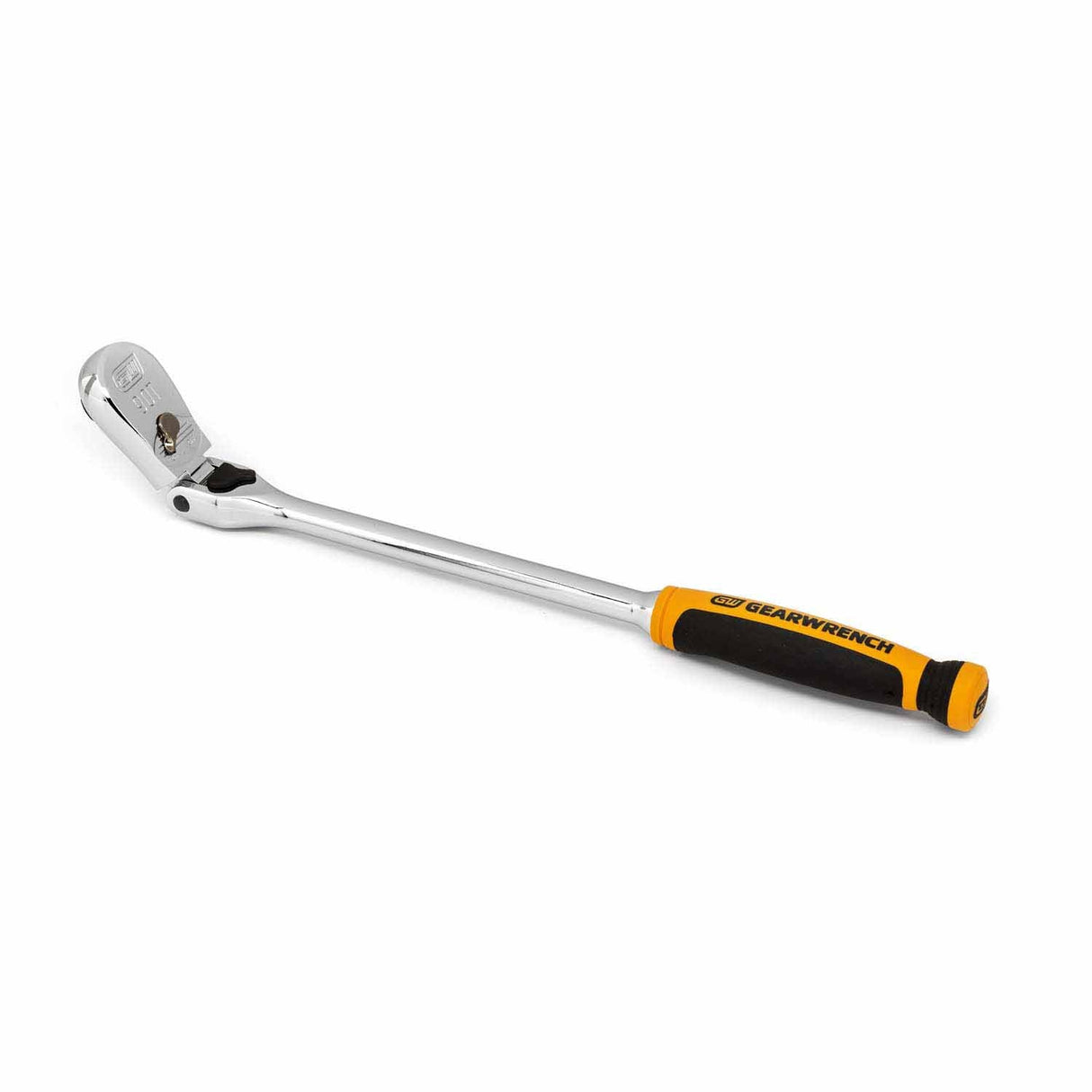 Gearwrench 81267T 3/8" Drive 90-Tooth Dual Material Locking Flex Head Teardrop Ratchet 13" - 4