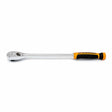 GearWrench 81361T 1/2" Drive 90-Tooth Long Handle Dual Material Teardrop Ratchet 16-1/2"