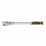 GearWrench 81370T 1/2" Drive 90-Tooth Dual Material Flex Head Teardrop Ratchet 17" - 2