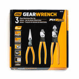 GearWrench 82202 3 Pc. Pitbull Dipped Handle Electrician's Plier Set - 3