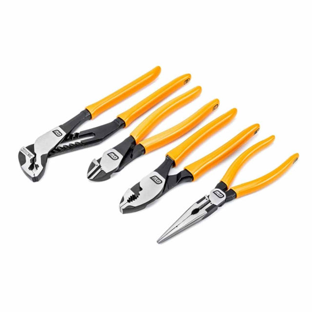 GearWrench 82203 4 Pc. Pitbull Dipped Handle Mixed Plier Set