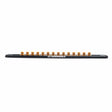 Gearwrench 83127 3/8" Drive Magnetic Socket Rail Includes 14 Clips