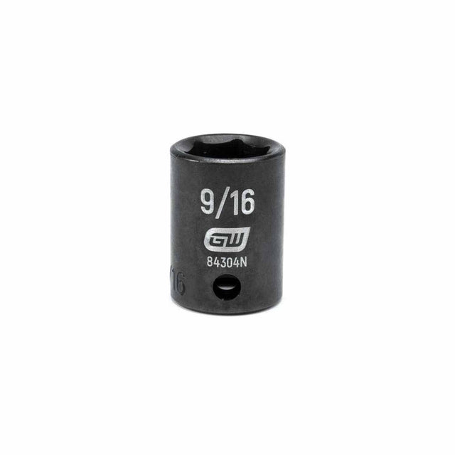 Gearwrench 84304N 3/8" Drive 6 Point Standard Impact SAE Socket 9/16"
