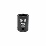 Gearwrench 84304N 3/8" Drive 6 Point Standard Impact SAE Socket 9/16"