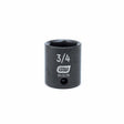 Gearwrench 84307N 3/8" Drive 6 Point Standard Impact SAE Socket 3/4"