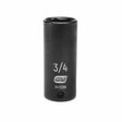 Gearwrench 84329N 3/8" Drive 6 Point Deep Impact SAE Socket 3/4"