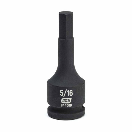 Gearwrench 84400D 3/8" Drive Hex Bit Impact SAE Socket 5/16"