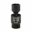 Gearwrench 84483 3/8" Drive 6 Point Standard X-Core Pinless Impact Universal SAE Socket 9/16"