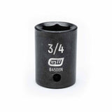 Gearwrench 84506N 1/2" Drive 6 Point Standard Impact SAE Socket 3/4"
