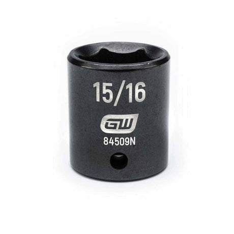 Gearwrench 84509N 1/2" Drive 6 Point Standard Impact SAE Socket 15/16"