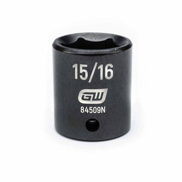Gearwrench 84509N 1/2" Drive 6 Point Standard Impact SAE Socket 15/16"