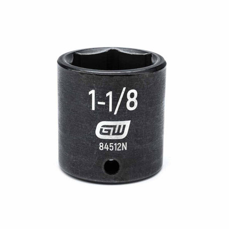 Gearwrench 84512N 1/2" Drive 6 Point Standard Impact SAE Socket 1-1/8"