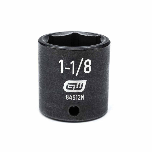 Gearwrench 84512N 1/2" Drive 6 Point Standard Impact SAE Socket 1-1/8"
