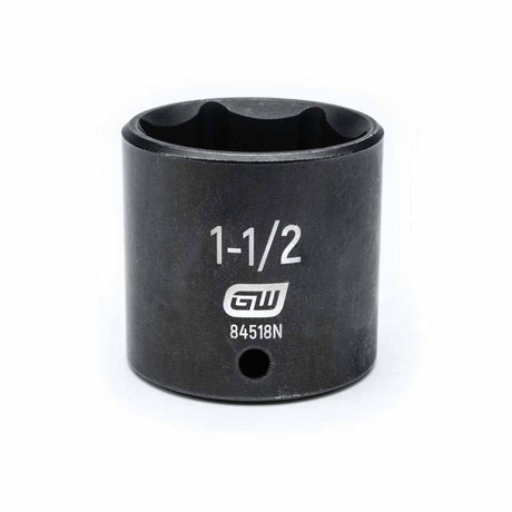 Gearwrench 84518N 1/2" Drive 6 Point Standard Impact SAE Socket 1-1/2"