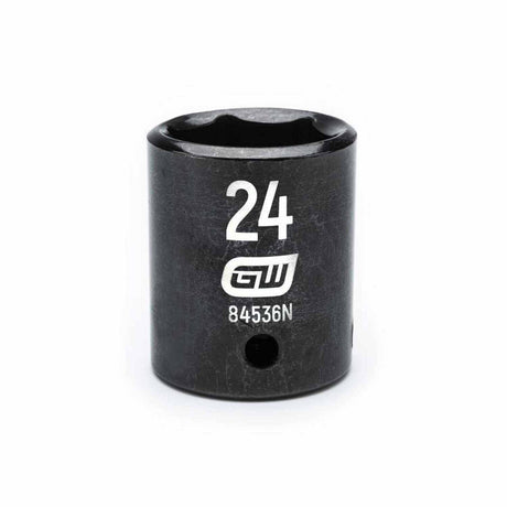 Gearwrench 84536N 1/2" Drive 6 Point Standard Impact Metric Socket 24mm