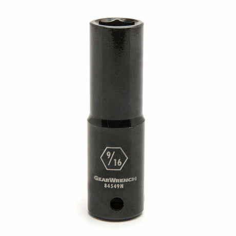 Gearwrench 84549N 1/2" Drive 6 Point Deep Impact SAE Socket 9/16"