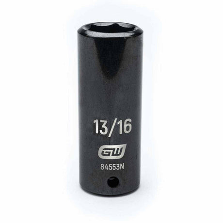 Gearwrench 84553N 1/2" Drive 6 Point Deep Impact SAE Socket 13/16"