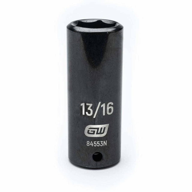 Gearwrench 84553N 1/2" Drive 6 Point Deep Impact SAE Socket 13/16"