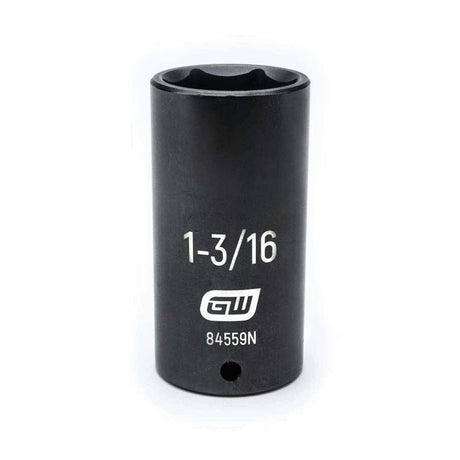 Gearwrench 84559N 1/2" Drive 6 Point Deep Impact SAE Socket 1-3/16"