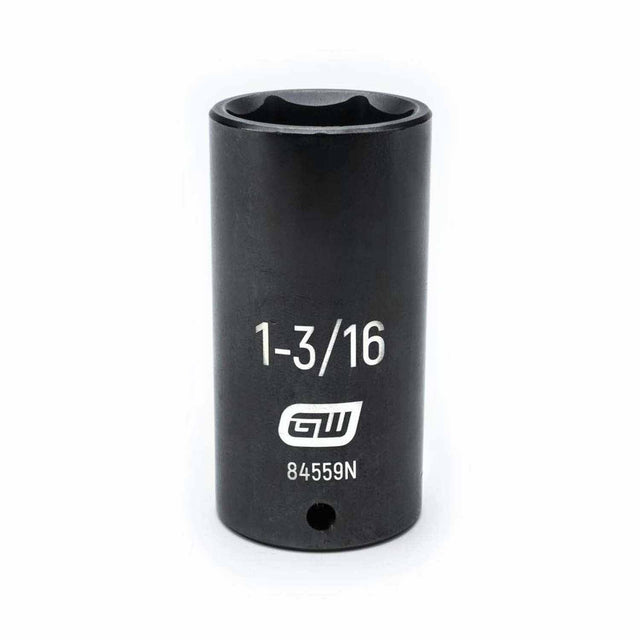 Gearwrench 84559N 1/2" Drive 6 Point Deep Impact SAE Socket 1-3/16"