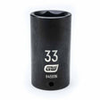 Gearwrench 84591N 1/2" Drive 6 Point Deep Impact Metric Socket 33mm