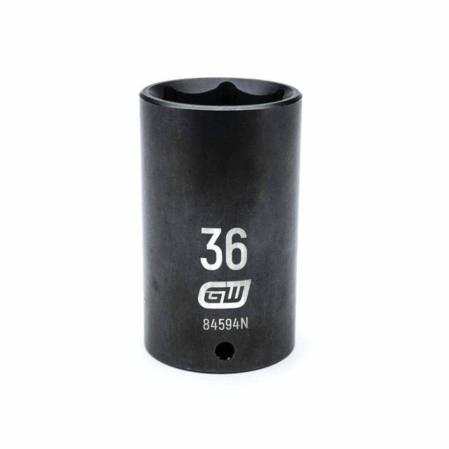 Gearwrench 84594N 1/2" Drive 6 Point Deep Impact Metric Socket 36mm