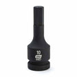 Gearwrench 84627 1/2" Drive Hex Bit Impact Metric Socket 10mm