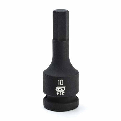 Gearwrench 84627 1/2" Drive Hex Bit Impact Metric Socket 10mm