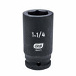 Gearwrench 84871 3/4" Drive 6 Point Deep Impact SAE Socket 1-1/4"