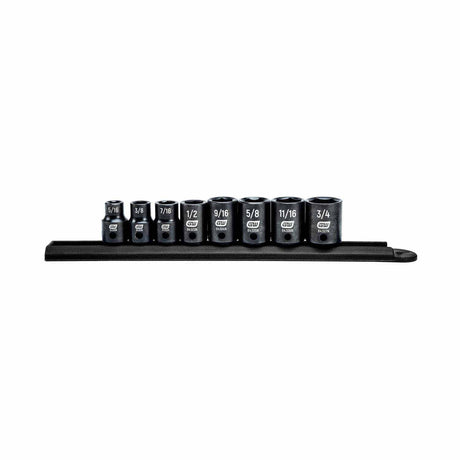 Gearwrench 84910N 8 Pc. 3/8" Drive 6 Point Standard Impact SAE Socket Set
