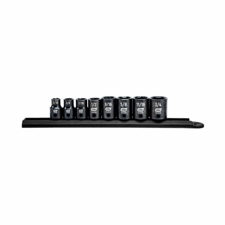 Gearwrench 84910N 8 Pc. 3/8" Drive 6 Point Standard Impact SAE Socket Set