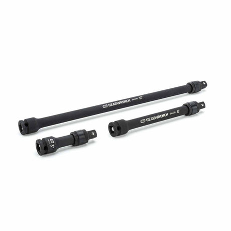 Gearwrench 84927N 3 Pc. 3/8" Drive Impact Locking Extension Set (3", 6" & 12")