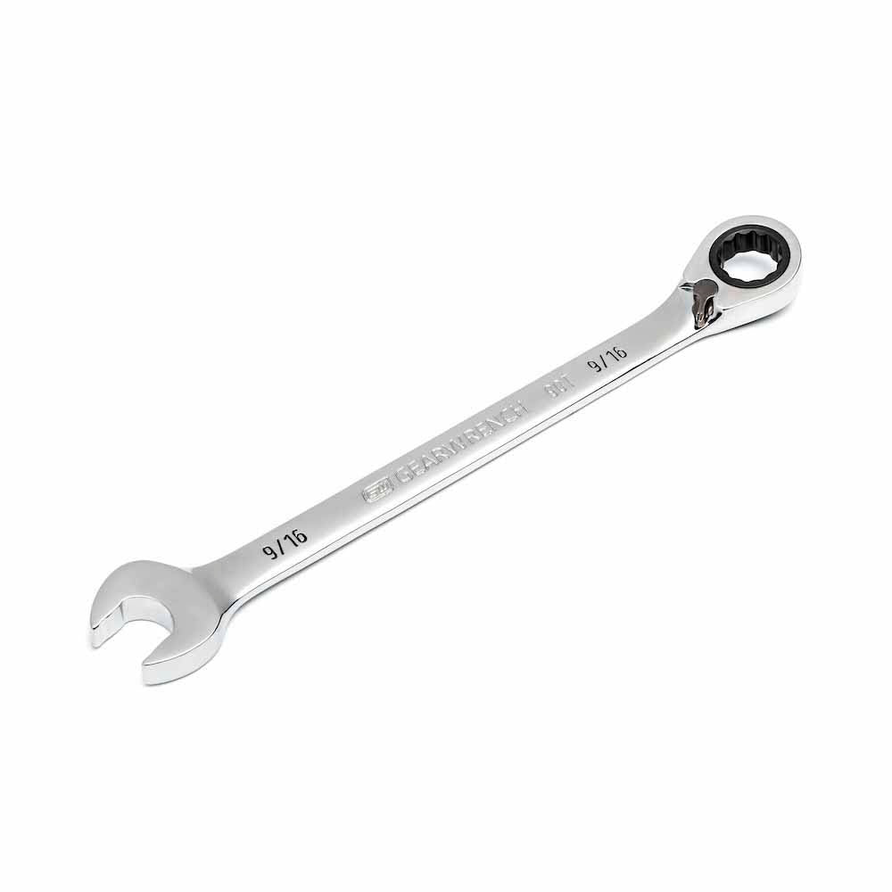 GearWrench 86646 9/16" 90-Tooth 12 Point Reversible Ratcheting Wrench - 2