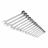 GearWrench 86660 14 Piece 90-Tooth 12 Point SAE Reversible Ratcheting Wrench Set - 2