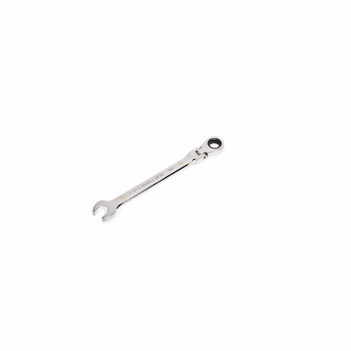Gearwrench 86713 13mm 90-Tooth 12 Point Flex Head Ratcheting Combination Wrench - 3