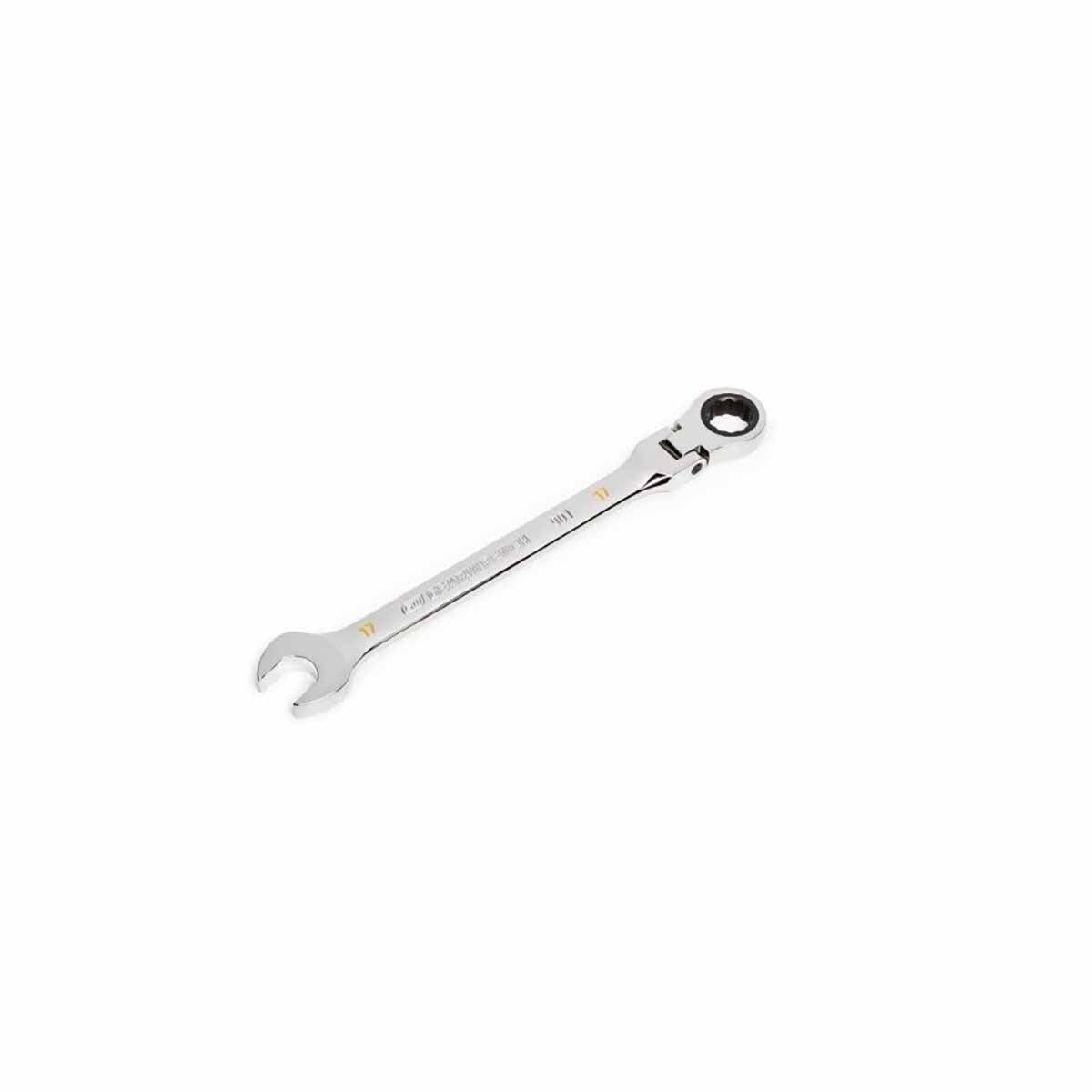GearWrench 86717 17mm 90-Tooth 12 Point Flex Head Ratcheting Combination Wrench - 2