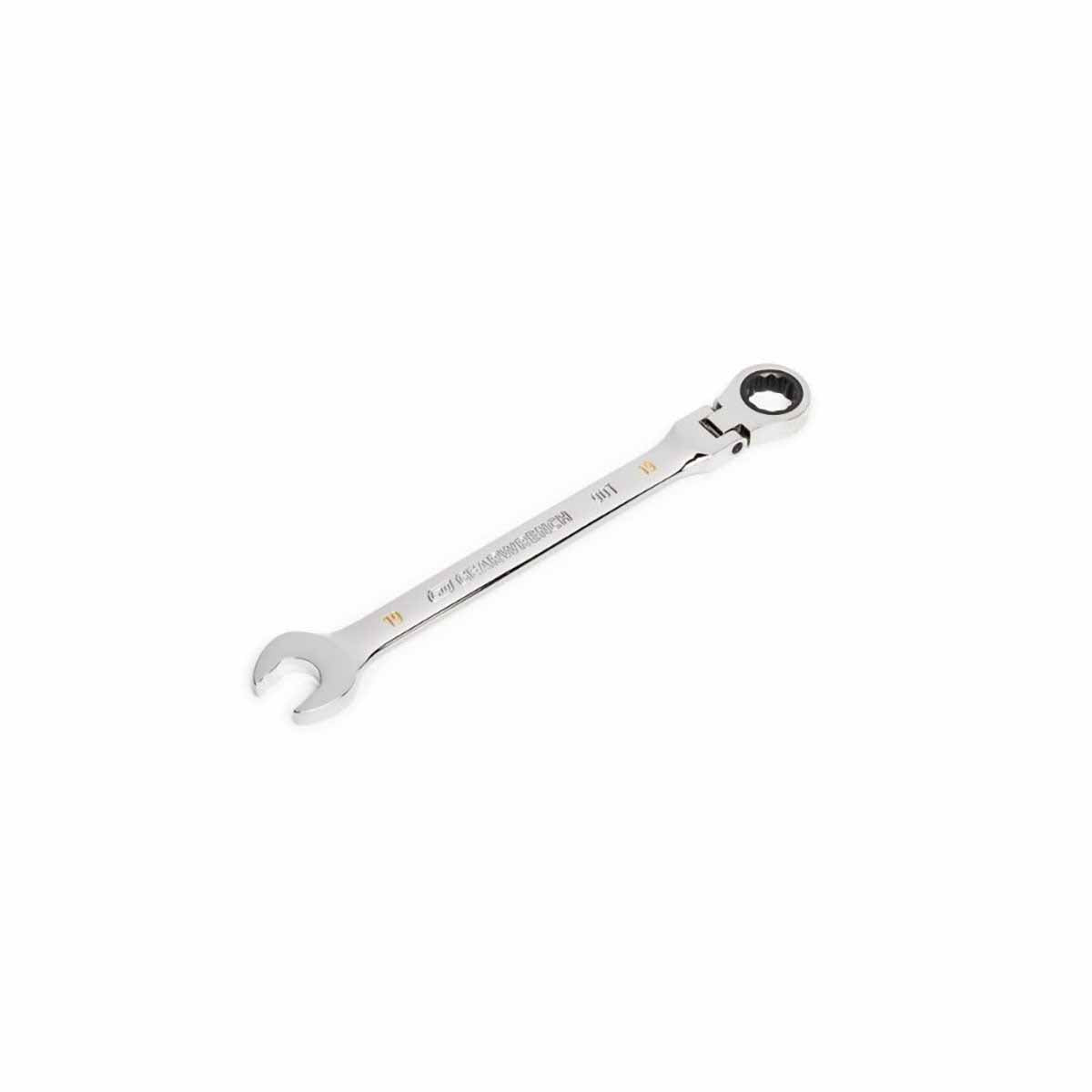 GearWrench 86719 19mm 90-Tooth 12 Point Flex Head Ratcheting Combination Wrench - 2