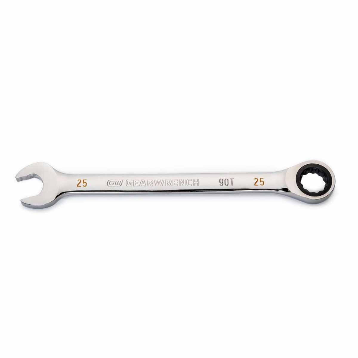 GearWrench 86925 25mm 90-Tooth 12 Point Ratcheting Combination Wrench