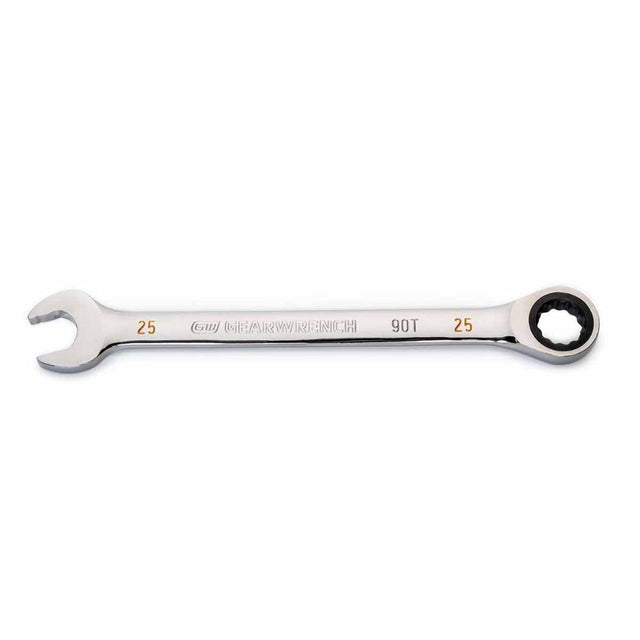 GearWrench 86925 25mm 90-Tooth 12 Point Ratcheting Combination Wrench