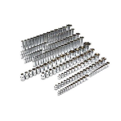 GearWrench 89073 163 Piece 1/4", 3/8" & 1/2" Drive 6 Point Standard and Deep SAE/Metric Master Socket Set