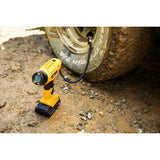 Gearwrench GWAIR160 20V Rechargeable 160 PSI Cordless Tire Inflator with Preset Auto Stop and LED Light 9.41 x 3.23 x 9.41" - 5