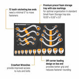Gearwrench GWMSSRWSAE 19 Piece Specialty Ratcheting SAE Wrench Set in Foam Storage Tray - 2