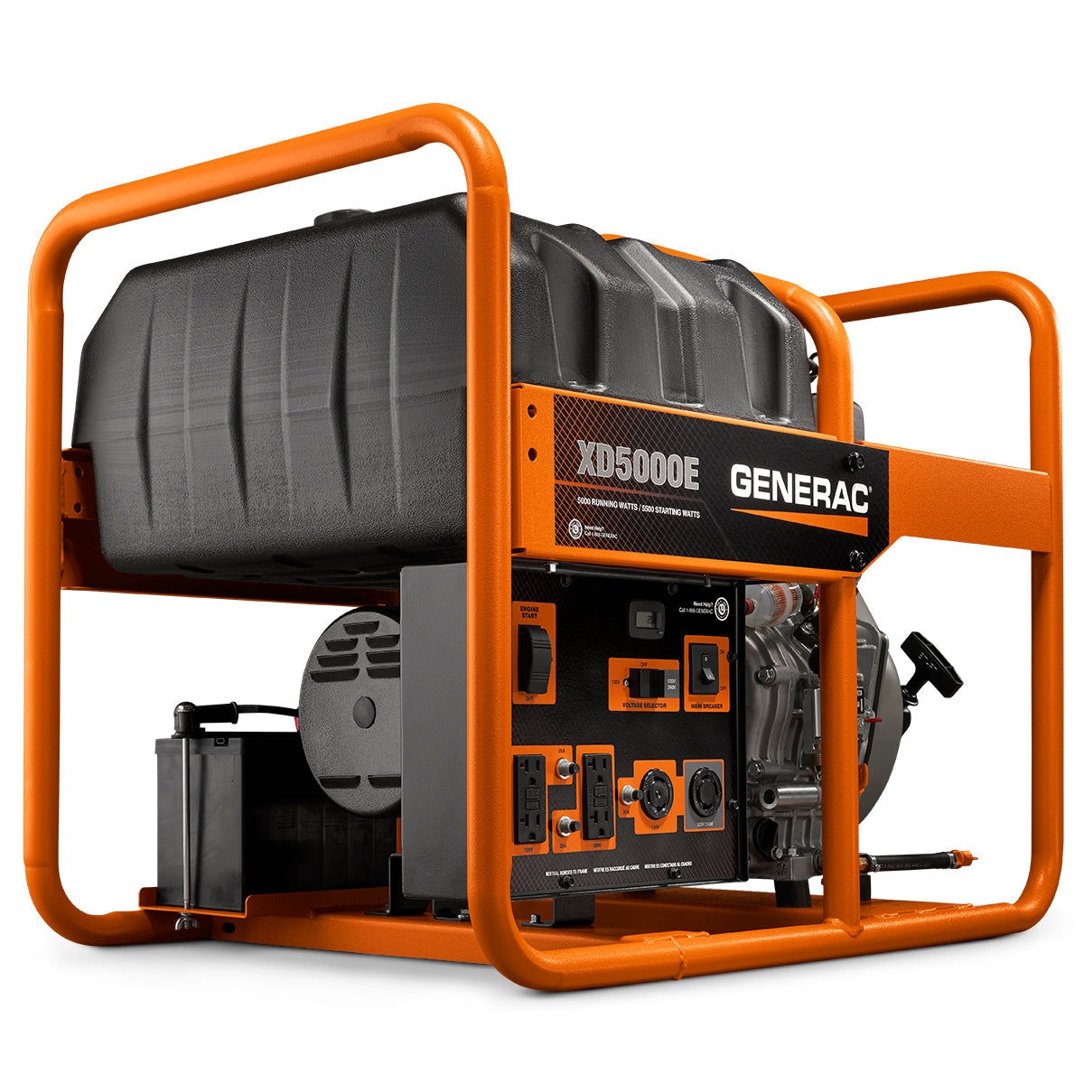 Generac 6864 XD5000E Diesel Portable Generator, CARB - 2