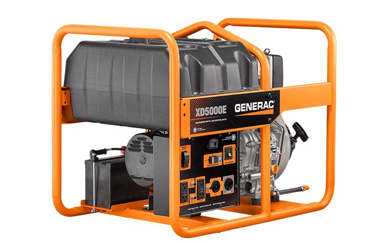 Generac 6864 XD5000E Diesel Portable Generator, CARB - 3