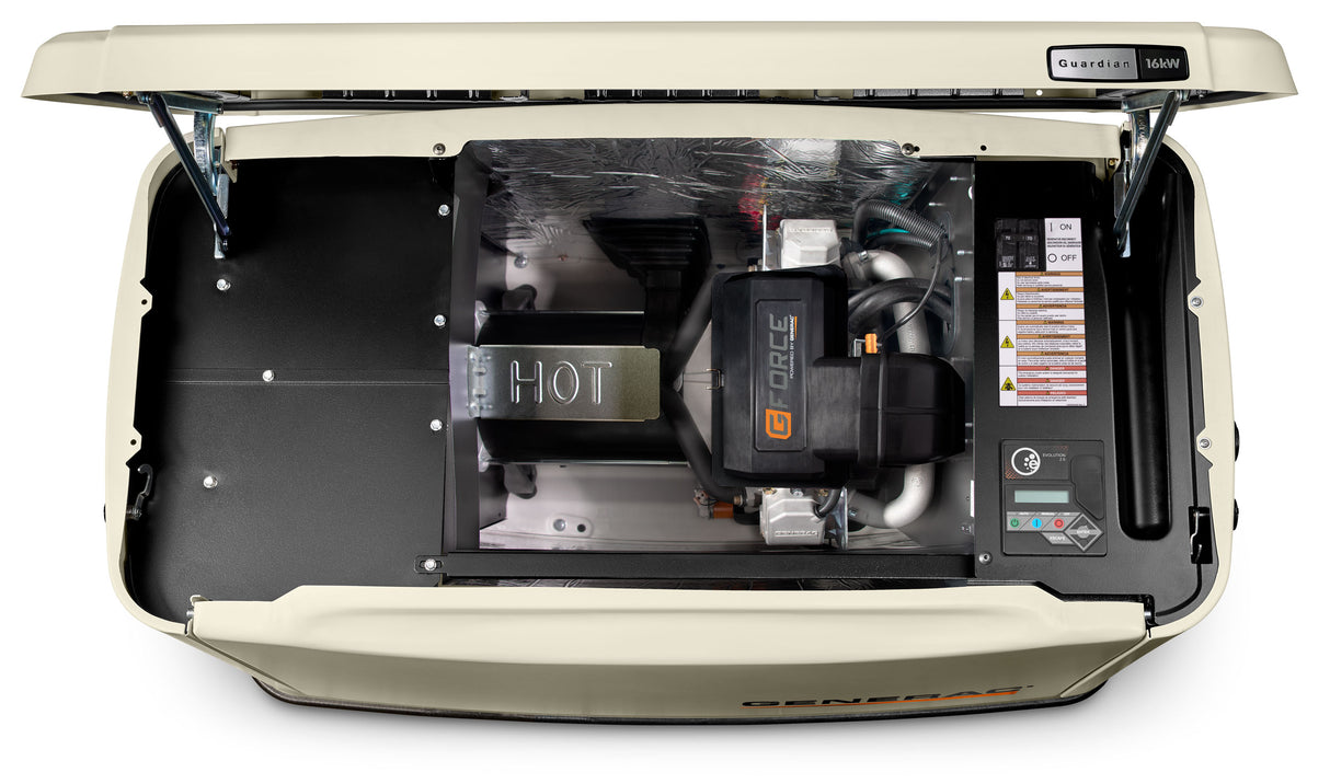 Generac 7172 Guardian 10kW Home Backup Generator with 16-circuit Transfer Switch WiFi-Enabled - 2