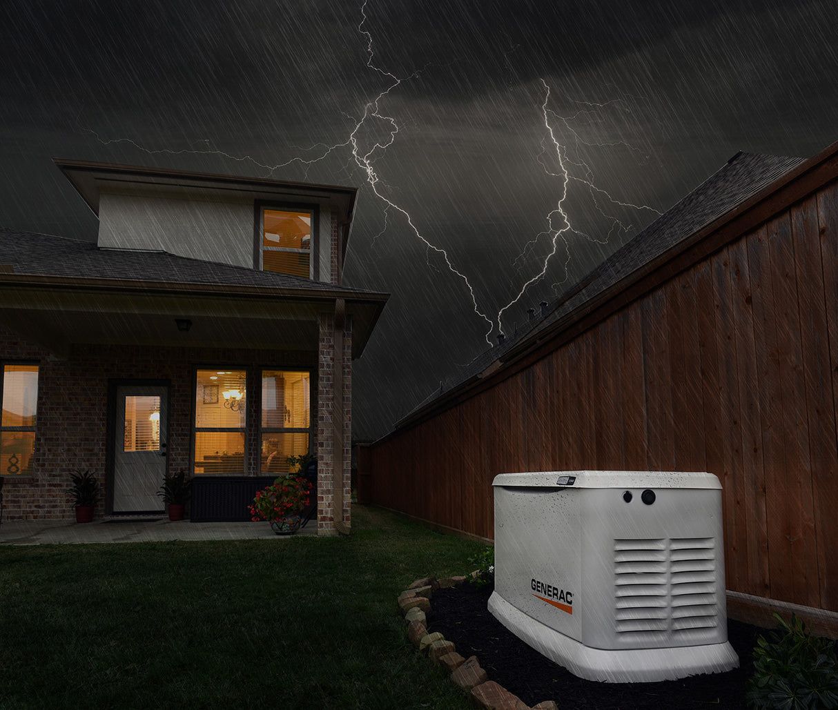 Generac 7210 Guardian 24kW Home Standby Generator with PWRview Transfer Switch Wi-Fi Enabled - 7