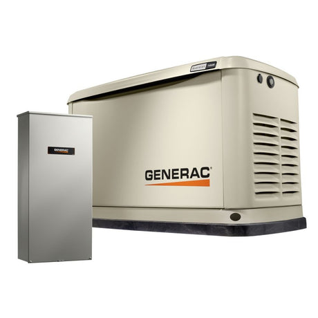 Generac 7225 14kW Air Cooled Guardian Series Home Standby Generator with 200-Amp Transfer Switch