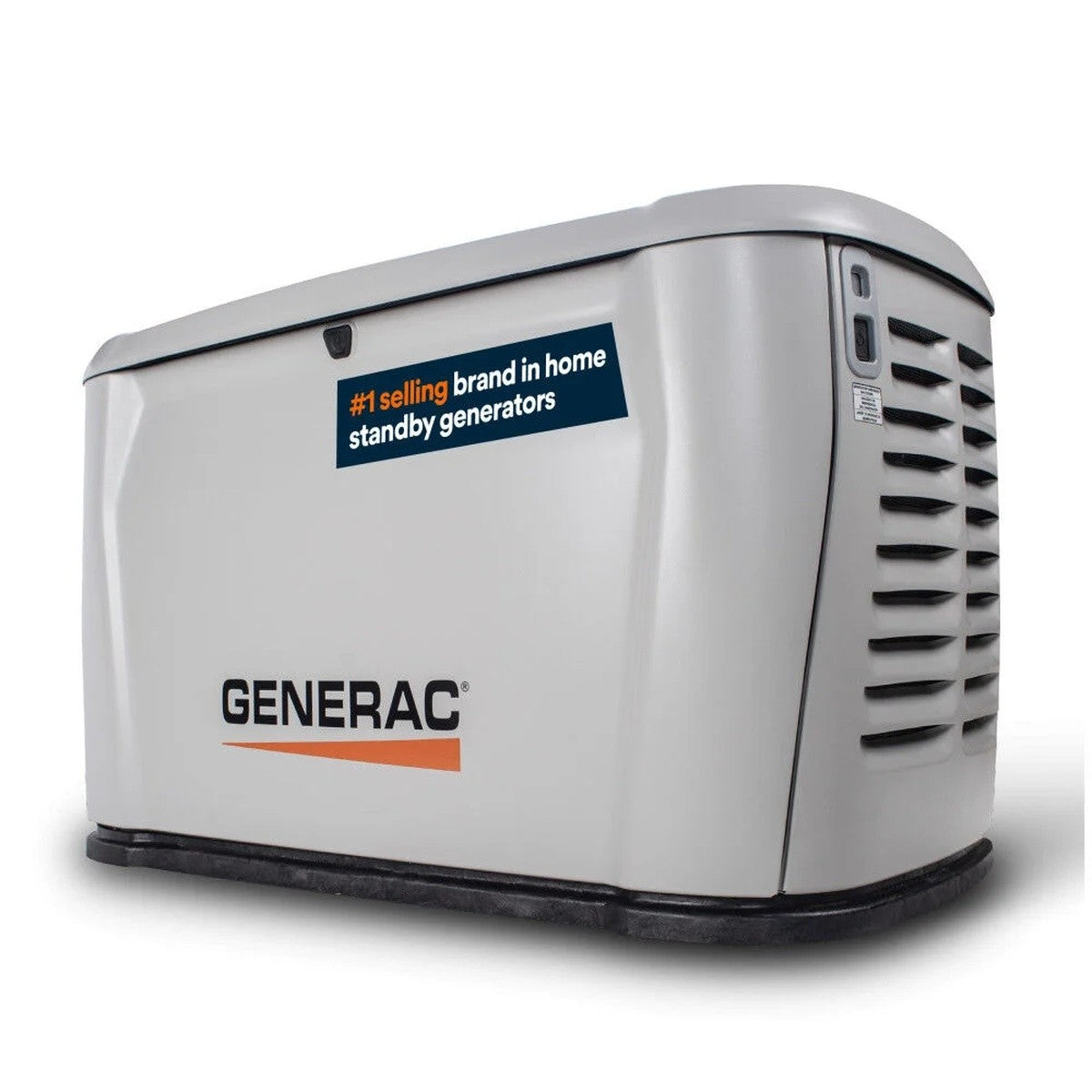 Generac 7257 10kW 240V 1 Phase Dual Fuel Air Cooled Home Standby Generator No Transfer Switch - 2